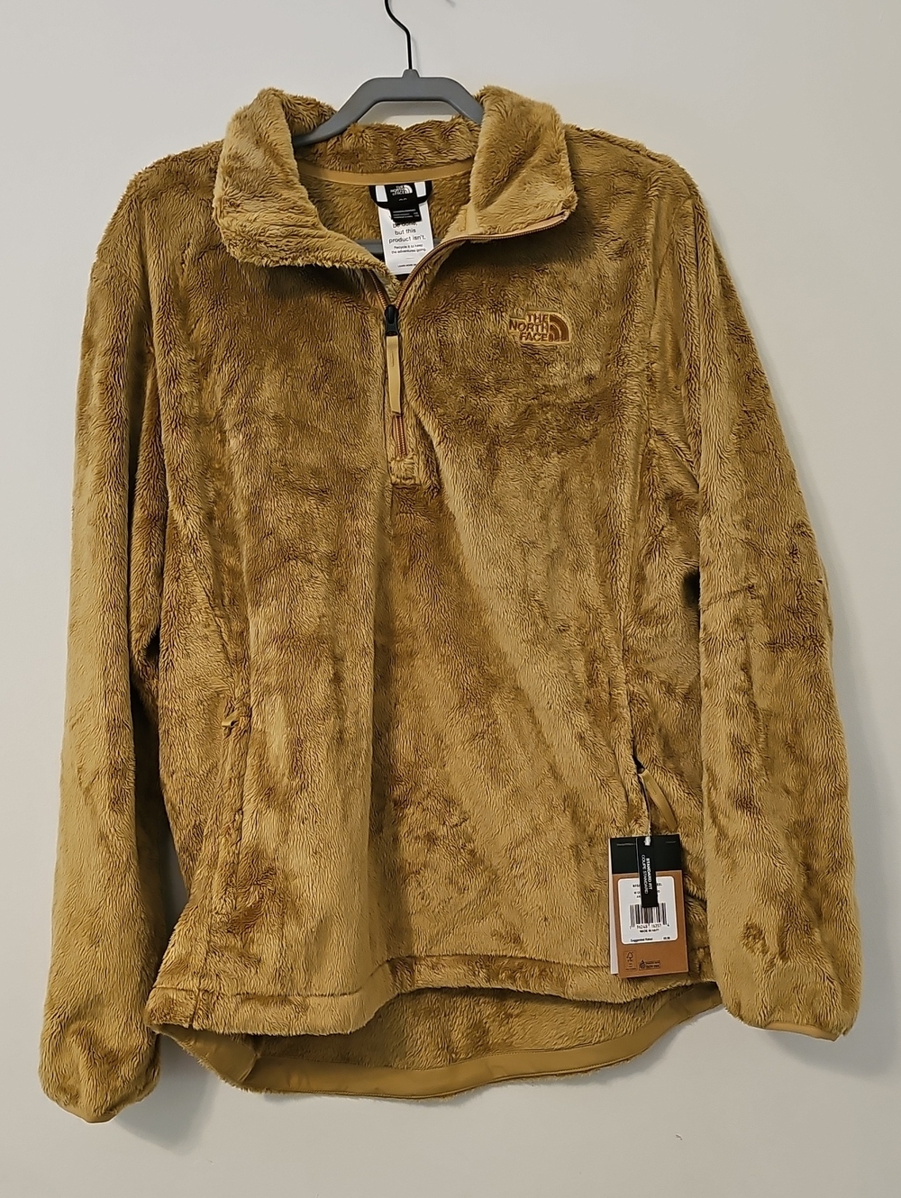 The North Face Plush Half-Zip Fleece Pullover - Caramel Brown